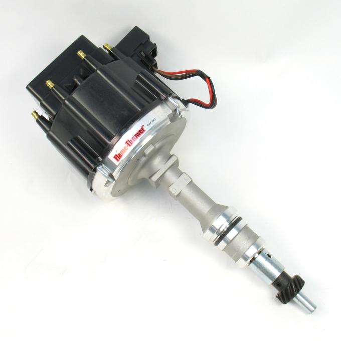 Pertronix Race HEI Distributor for Ford Small Block Engines, HEI III Module with Multi Spark & Adjustable Digital Rev Limiter / Black Cap D71370