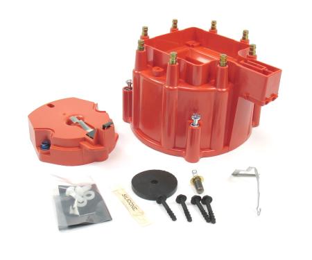 Pertronix Replacement Distributor Cap and Rotor Kit for HEI Distributors, Red (Service Part Only) D4001