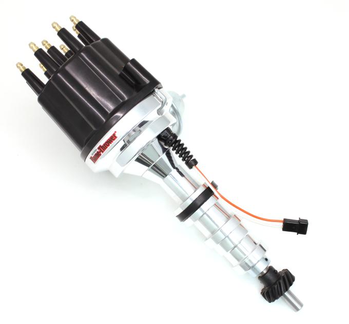 Pertronix Magnetic Pickup Billet Distributor for Ford 332-428 Engines, Black Cap Color D333710