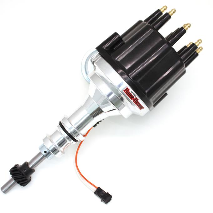 Pertronix Magnetic Pickup Billet Distributor for Ford Small Block Engines, Black Cap Color D330710