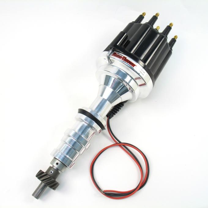 Pertronix Billet Distributor for Ford FE 352-428 Engines (Ignitor III) with Mechanical Advance, Black / Male D7133810
