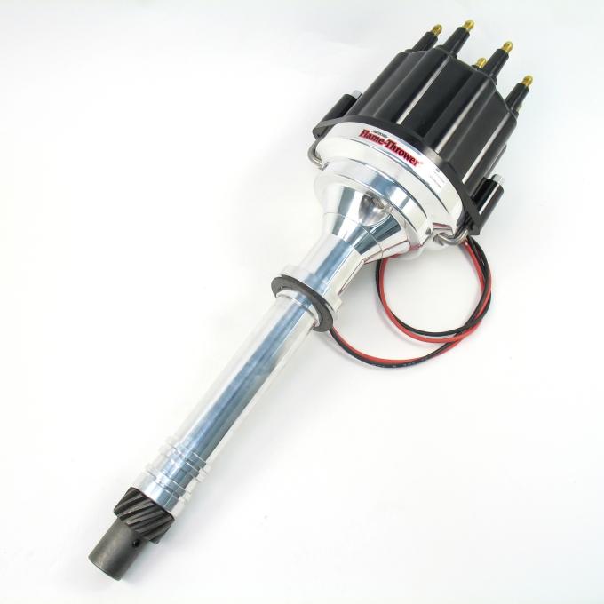 Pertronix Marine Billet Distributor for Chevrolet Small Block/Big Block Engines (Ignitor II), Black / Male D200810