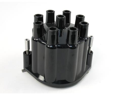 Pertronix Replacement Distributor Cap for 8 Cylinder Marine Billet Distributors, Black / Female (Service Part Only) D651700