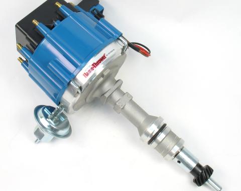 Pertronix Street Strip HEI Distributor for Ford Small Block Engines, HEI III Module with Multi Spark & Adjustable Digital Rev Limiter / Blue Cap D71352