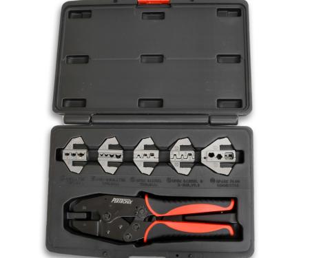 Pertronix Crimp Tool, Quick Change Ratchet Crimp Kit T3001