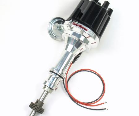 Pertronix Billet Distributor for Ford 351C Engines (Ignitor II) with Vacuum / Mechanical Advance, Black / Female D132700