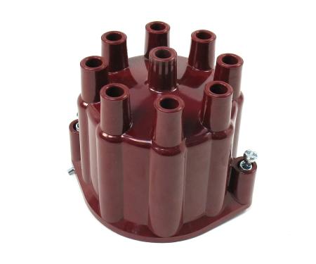 Pertronix Replacement Distributor Cap for 8 Cylinder Automotive Billet Distributors, Red / Female (Service Part Only) D650701