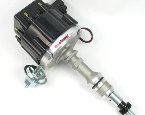 Pertronix Street Strip HEI Distributor for Ford Small Block Engines, 6.9A 4-Pin HEI Module / Black Cap D1350