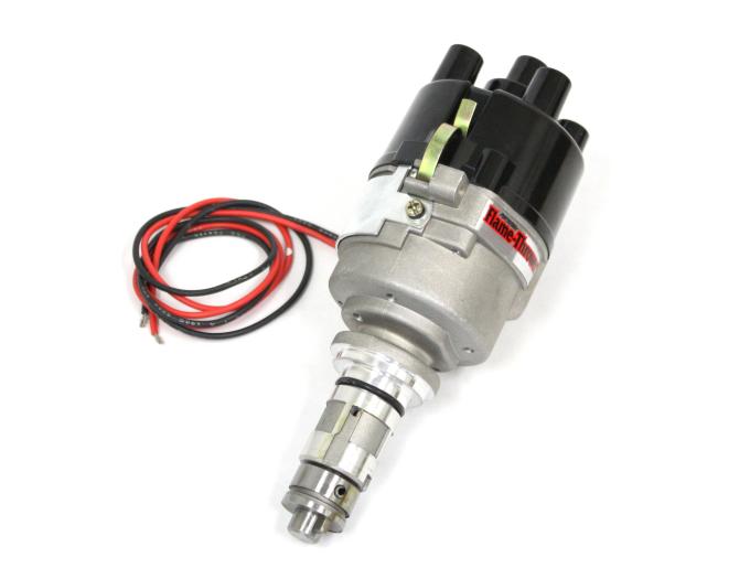Pertronix Stock Look 45D4 Distributor for British 4 Cylinder Engines (Ignitor III) with Mechanical Advance, Top Exit / 12V Negative D7170600