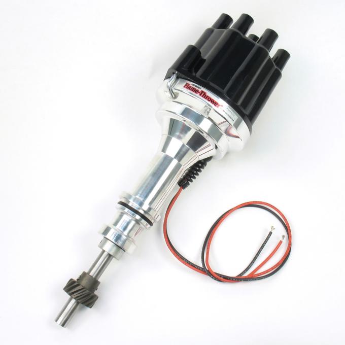 Pertronix Billet Distributor for Ford Small Block Engines (Ignitor II) with Mechanical Advance, Black / Female D130800
