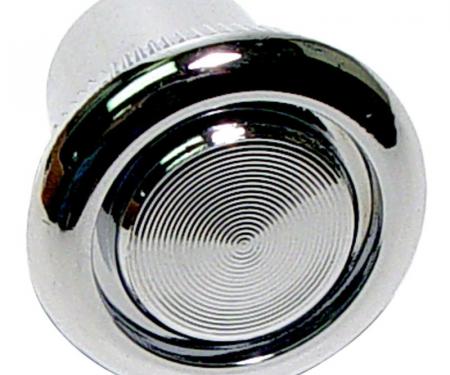 Dennis Carpenter Radio Knob - Plastic - Chrome - 1973-78 Ford Car   D3AZ-18817-A