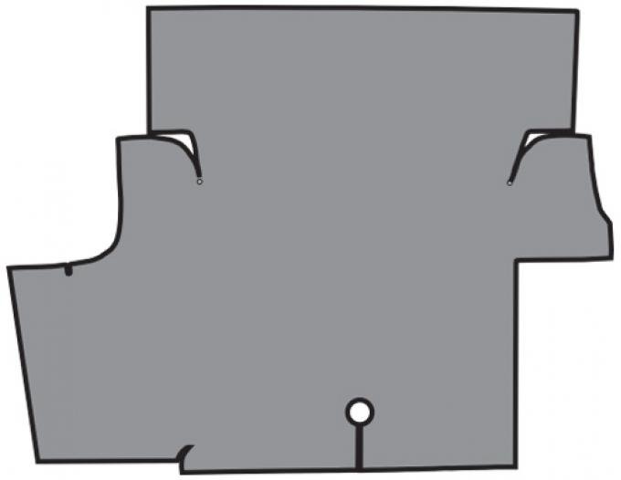 ACC 1969-1970 Ford Mustang Coupe Trunk Mat Burtex