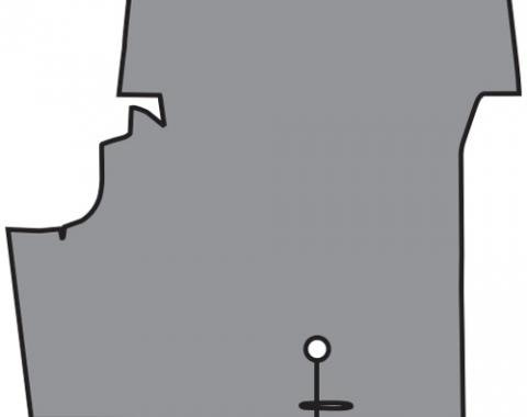 ACC 1969-1970 Ford Mustang Fastback Trunk Mat TM Vinyl