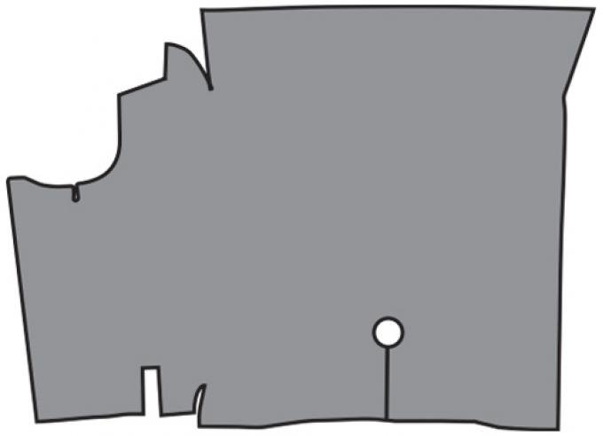 ACC 1969 Ford Mustang Convertible Trunk Mat TM Vinyl