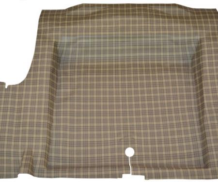 ACC 1964-1968 Ford Mustang Coupe/Convertible Molded Without Spare Tire Cut Trunk Mat TM Vinyl