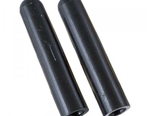 Dennis Carpenter Door Lock Knobs - Black - 1981-96 Ford Truck, 1981-96 Ford Bronco D9ZZ-6621850-BL