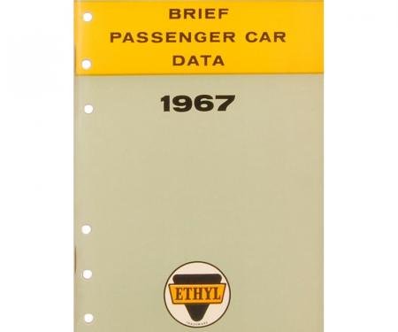 Dennis Carpenter Technical Book Manual - 1967 Ford Car PD-1967