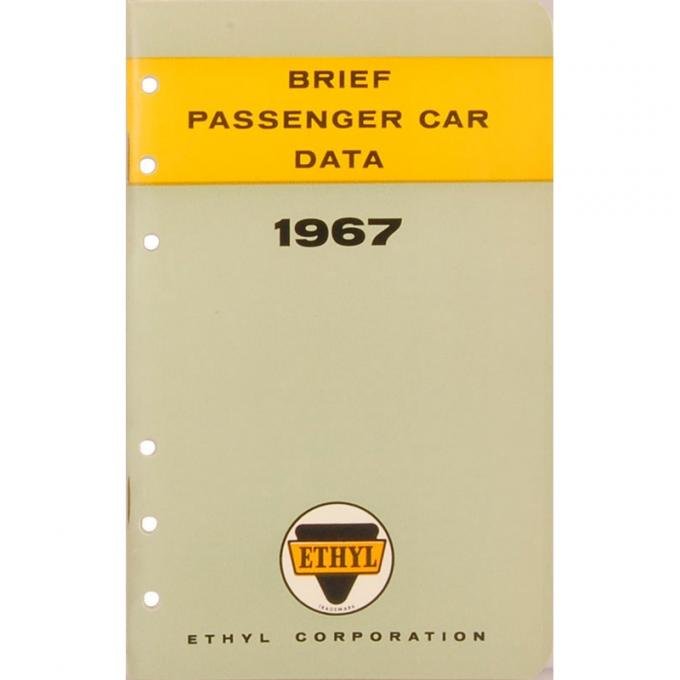 Dennis Carpenter Technical Book Manual - 1967 Ford Car PD-1967