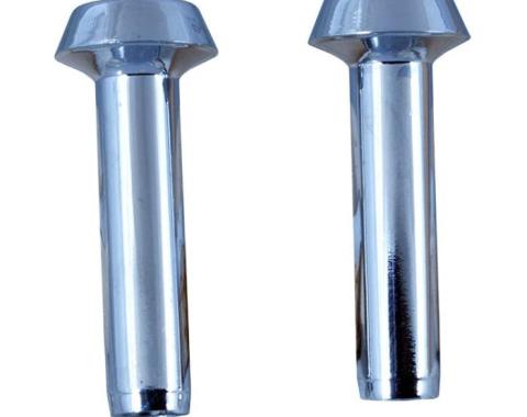 Redline Restomotive® 1965-1967 Ford Car / Bronco Chrome Door Lock Knobs