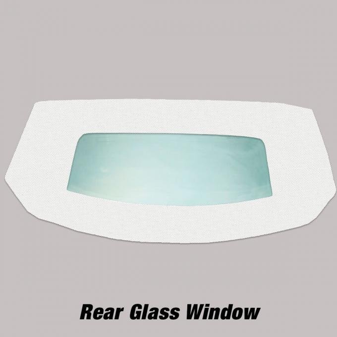 Kee Auto Top HG0276TNCOIL11SP Convertible Rear Window - Vinyl, Direct Fit