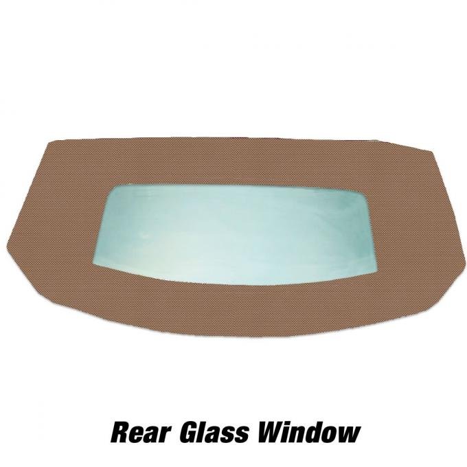 Kee Auto Top HG0289TN07SDX Convertible Rear Window - Vinyl, Direct Fit