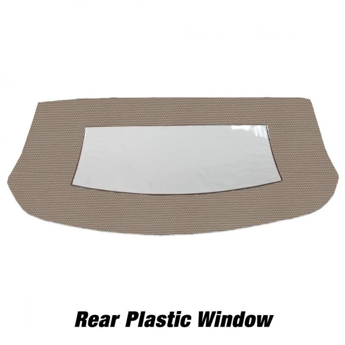 Kee Auto Top CD2089CO10SDX Convertible Rear Window - Vinyl, Direct Fit