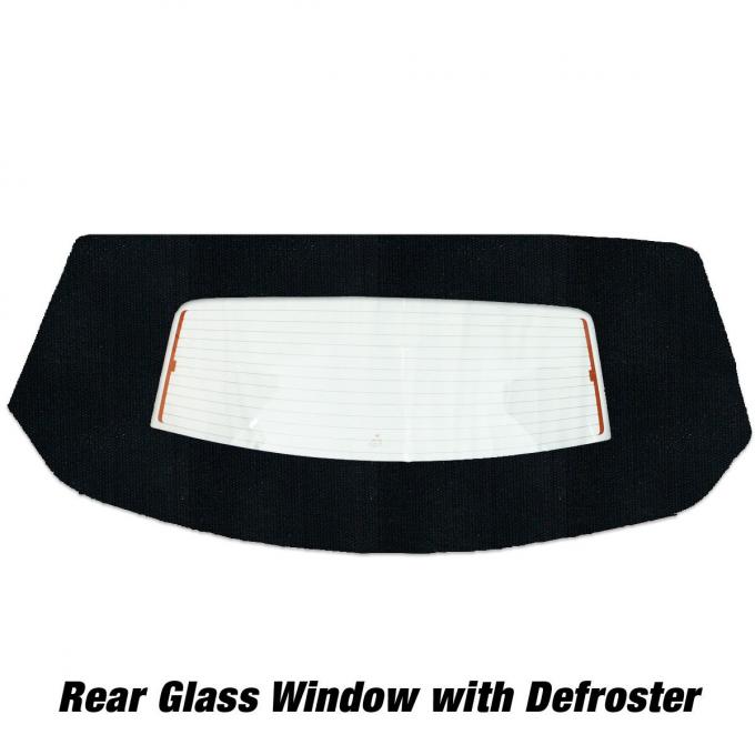 Kee Auto Top HG0289DF14SF Convertible Rear Window - Cloth, Direct Fit
