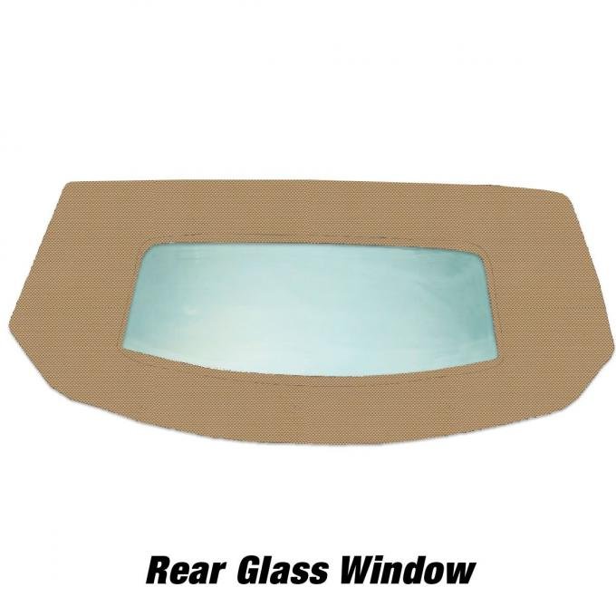 Kee Auto Top HG0243TN15SP Convertible Rear Window - Vinyl, Direct Fit