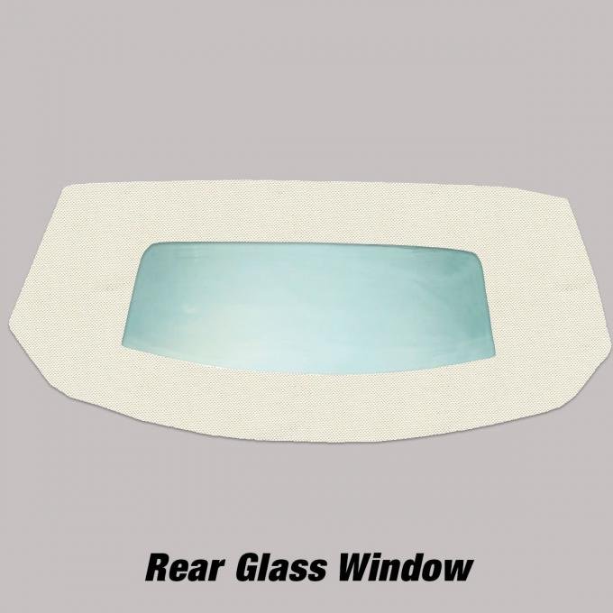 Kee Auto Top HG0223TN26SP Convertible Rear Window - Vinyl, Direct Fit