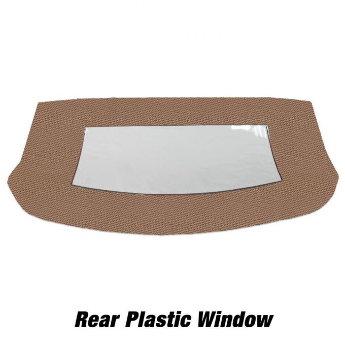 Kee Auto Top CD2089CO02SDX Convertible Rear Window - Vinyl, Direct Fit
