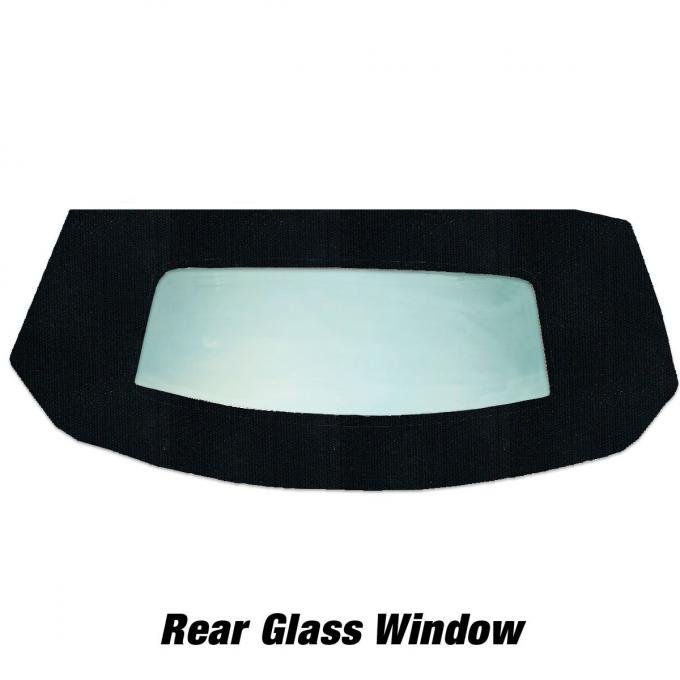 Kee Auto Top HG0243CTN14SF Convertible Rear Window - Cloth, Direct Fit