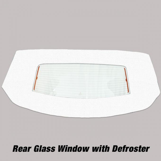 Kee Auto Top HG0289DF01SDX Convertible Rear Window - Vinyl, Direct Fit