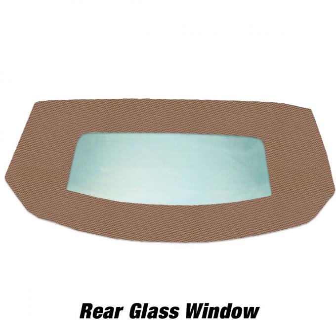 Kee Auto Top HG0289TN02SDX Convertible Rear Window - Vinyl, Direct Fit