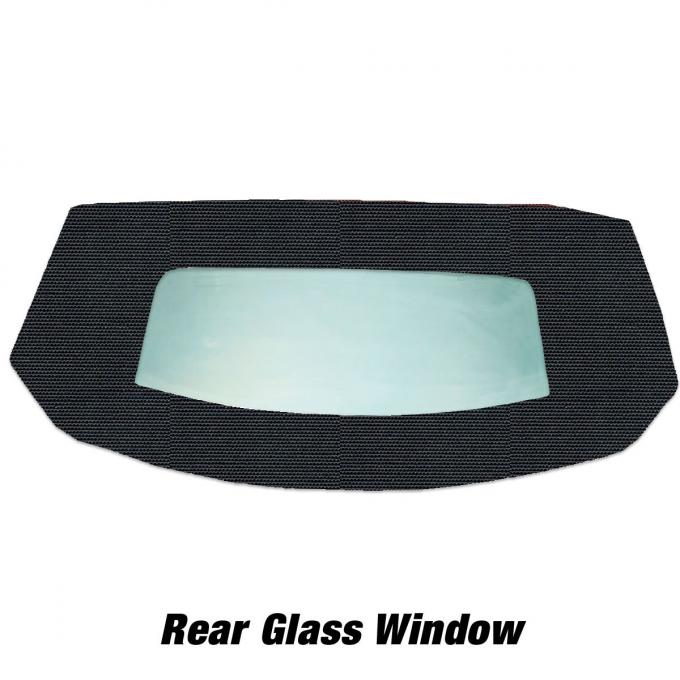 Kee Auto Top HG0289TN09SDX Convertible Rear Window - Vinyl, Direct Fit