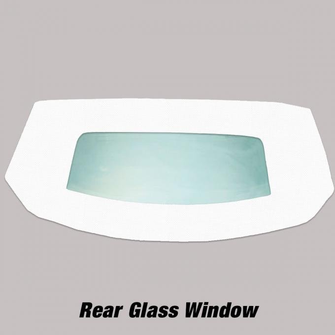 Kee Auto Top HG0289TN50SP Convertible Rear Window - Vinyl, Direct Fit