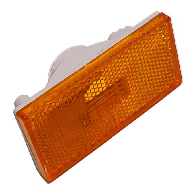 Dennis Carpenter Front Side Marker Lamp Housing Amber - 1970-71 Ford Car   D00Z-15A201-AM