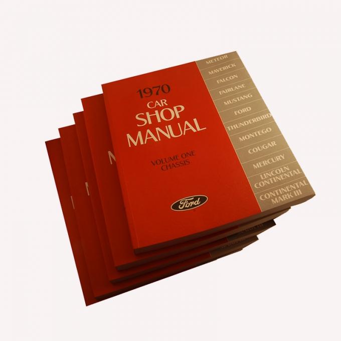 Dennis Carpenter Book Manual - Shop Manual - 1970 Ford Car   CA-7000