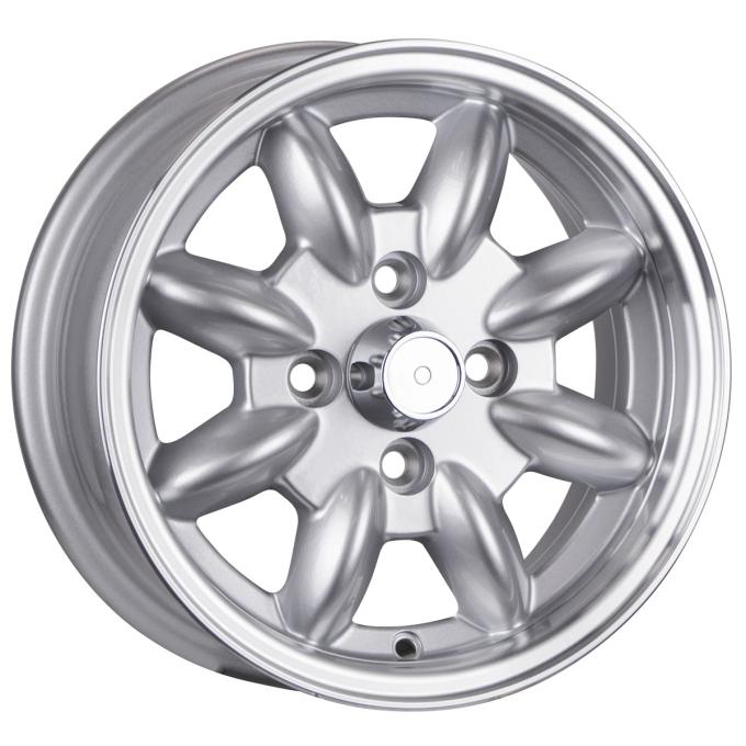 Maxilite 15x9 Minilite Style Wheel Silver / Diamond cut lip 5x130mm bp 318004