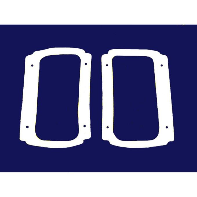 Metro Moulded Parts 1965-1966 Ford Mustang Tail-Light Mounting Base Pads. 6-1/2" X 5". Pair MP 1052-E