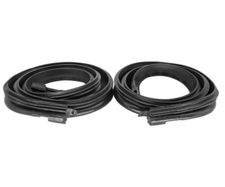 Metro Moulded Parts Roof Rail Seals, 67-68 Ford Mustang 2 Door Coupes, Pair RR 6400-B