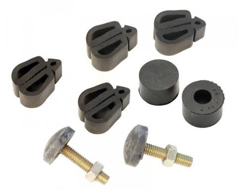 Dennis Carpenter Hood Bumper Kit - 1967-68 Ford Car   C7AZ-16761-S