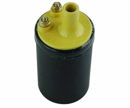 Scott Drake 1964-1973 Ford Mustang 1964-73 Ignition Coil, YELLOW TOP B6A-12029-B