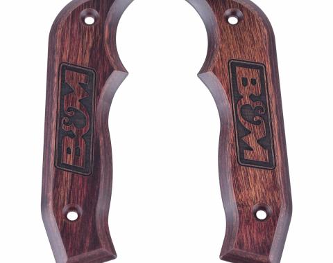 B&M Magnum Grip Side Plates, Rosewood 81086