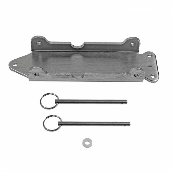 B&M Quick Detach Shifter Mounting Plate Kit, Aluminum 80715