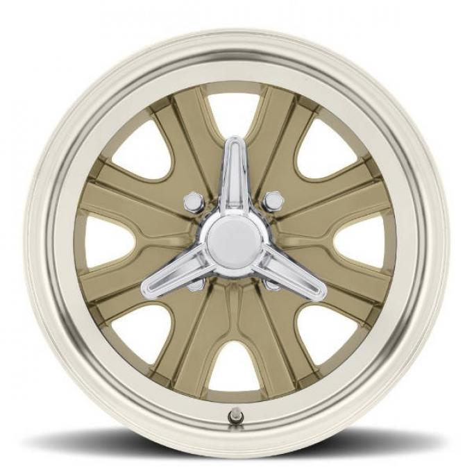 Legendary Wheels 15 X 7 Legendary HB44 Alloy Wheel, 4 on 4.5 BP, 4.25 BS, 4 Lug, Gold Haze LW90-50744F