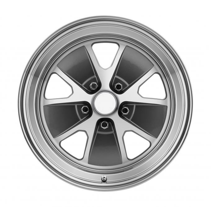 Legendary Wheels 16 X 8 Styled Alloy Wheel, 5 on 4.5 BP, 4.5 BS, Charcoal / Machined LW20-60854B