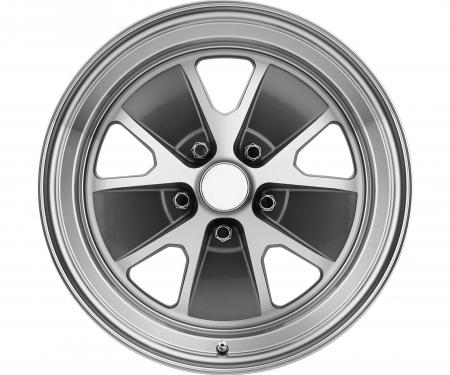Legendary Wheels 15 X 7 Styled Alloy Wheel, 5 on 4.5 BP, 4.25 BS, Charcoal / Machined LW20-50754B