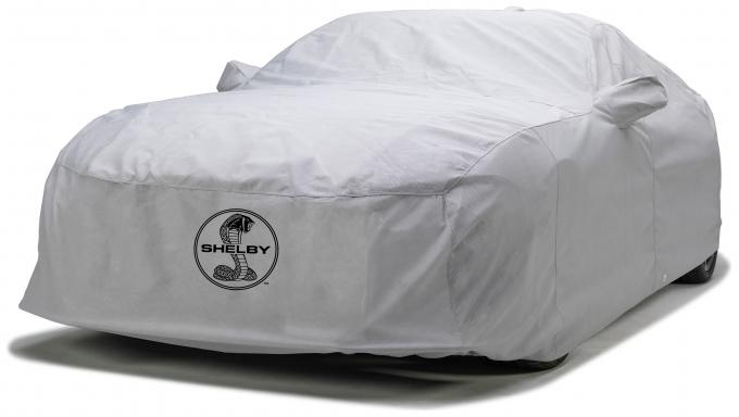 Covercraft 2020-2022 Ford Mustang Custom 5-Layer Softback All Climate Car Cover with Shelby Snake logo C18188FO120AC