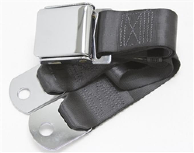 Replacement Seat Belt, with Chrome Aviation-Style Lift Buckle (60