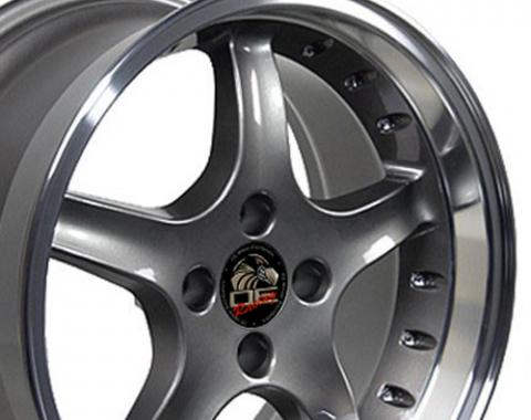 17" Fits Ford - Mustang 4-Lug Cobra R Wheel - Anthracite 17x9